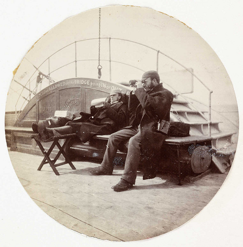 Two men on the deck of a ship, about 1890 National Media Museum – Kodak Gallery Collection