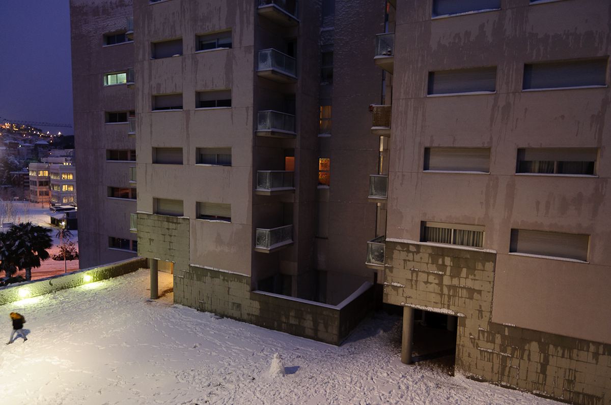Nevada en Barcelona